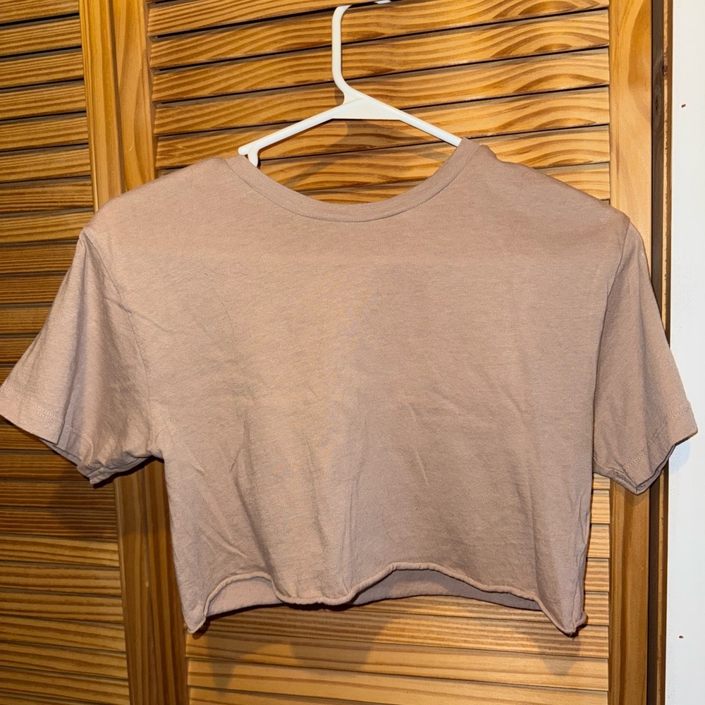 Garage Tan Crop Top